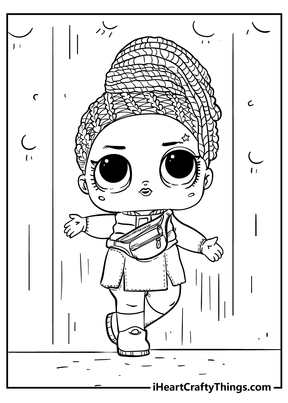 Lol doll coloring pages free printables