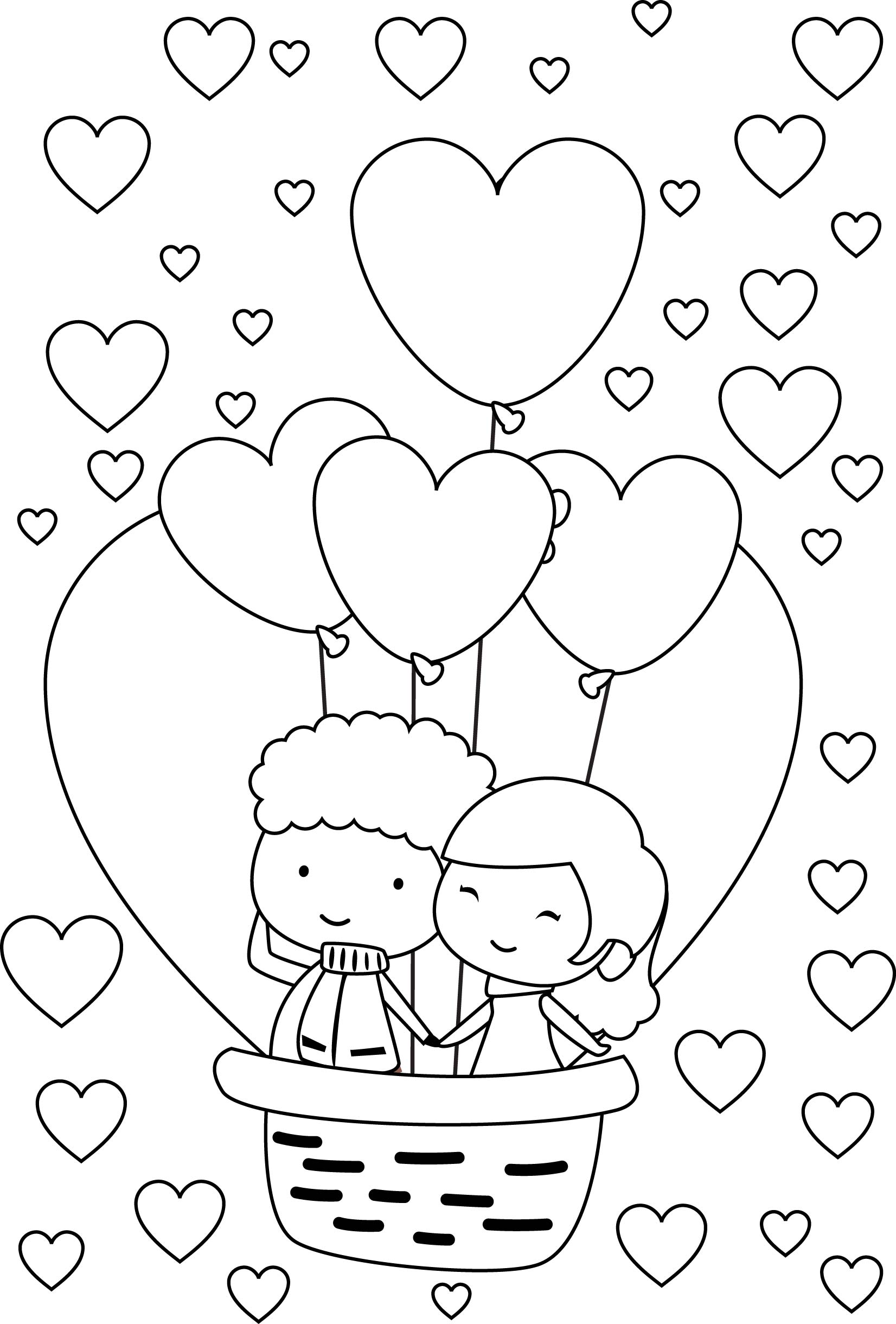 Love coloring pages