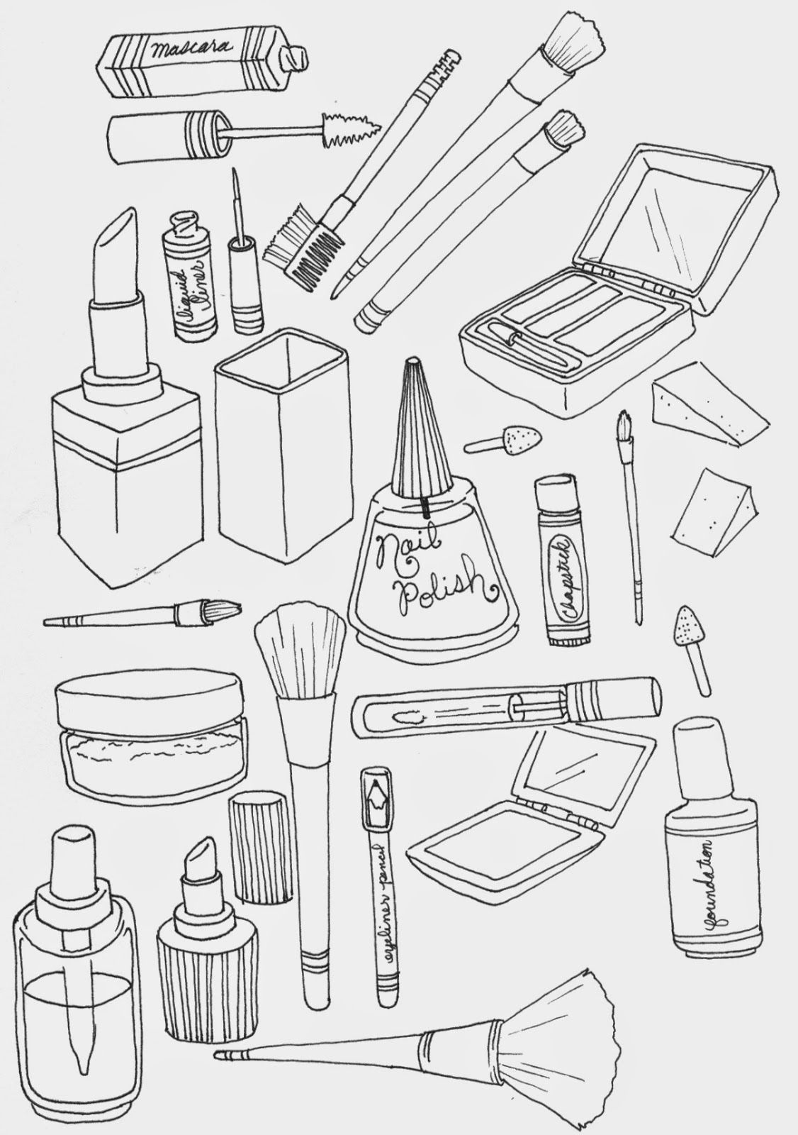 The spinsterhood diaries wednesday fun makeup coloring page coloriage livre de couleur dessin de maquillage