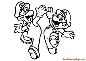 Mario coloring pages