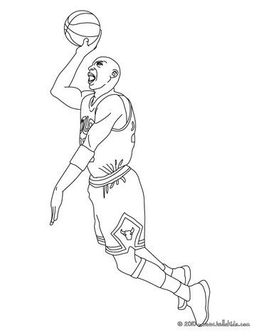 Michael jordan coloring page from basketball coloring pages more sports coloring pages on hellokids coloring pages sports coloring pages michael jordan