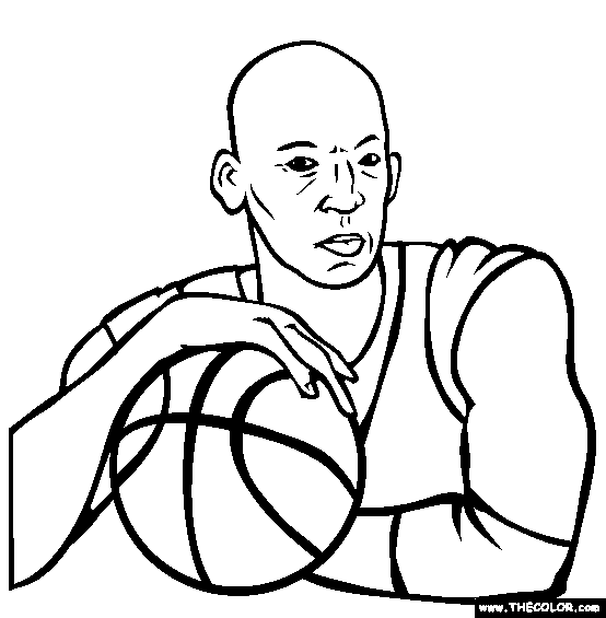 Ichael jordan coloring page free jordan online coloring