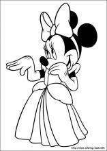 Minnie mouse coloring pages on coloring