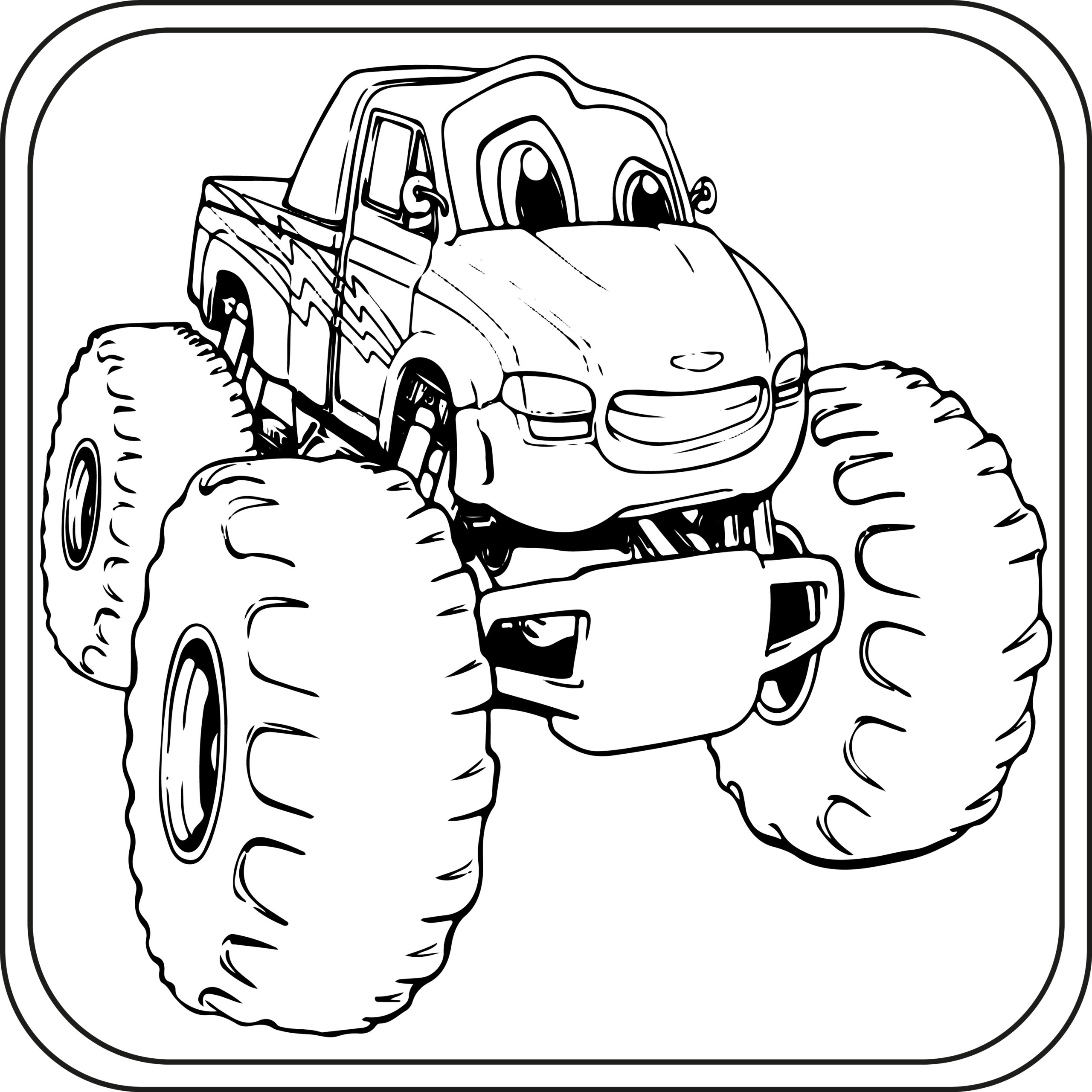 Monster truck coloring pages preschool kindergarten first grade made by teachers