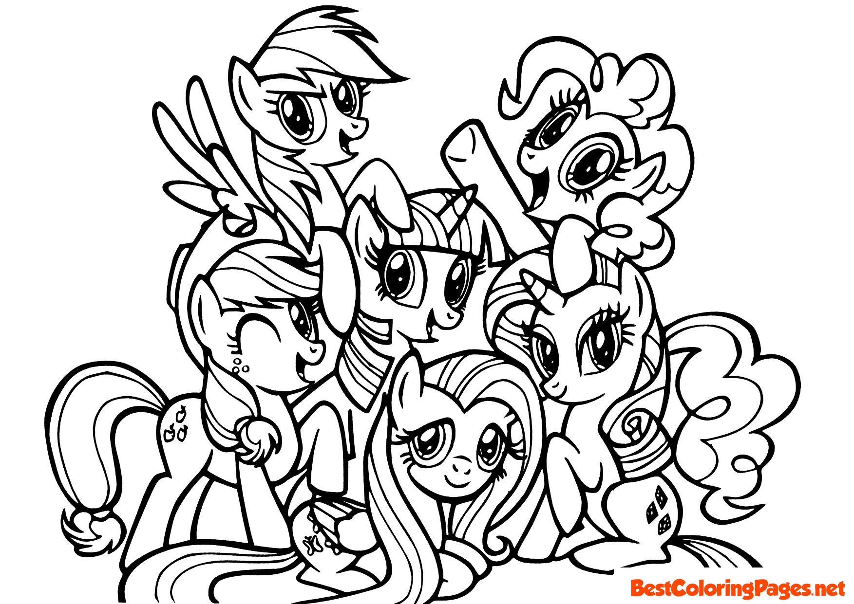 My little pony coloring pages