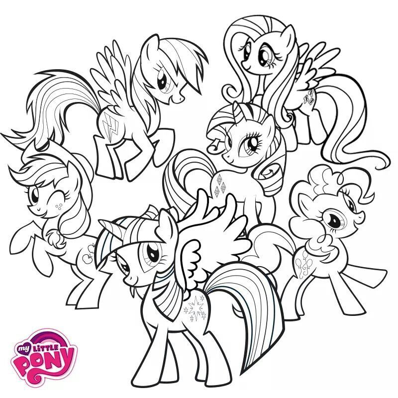 My little pony friendship is magic coloring pages