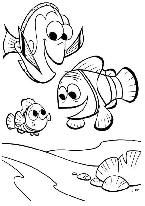 Coloring pages coloring pages of finding nemo