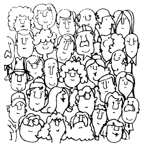 Faces coloring page free printable coloring pages