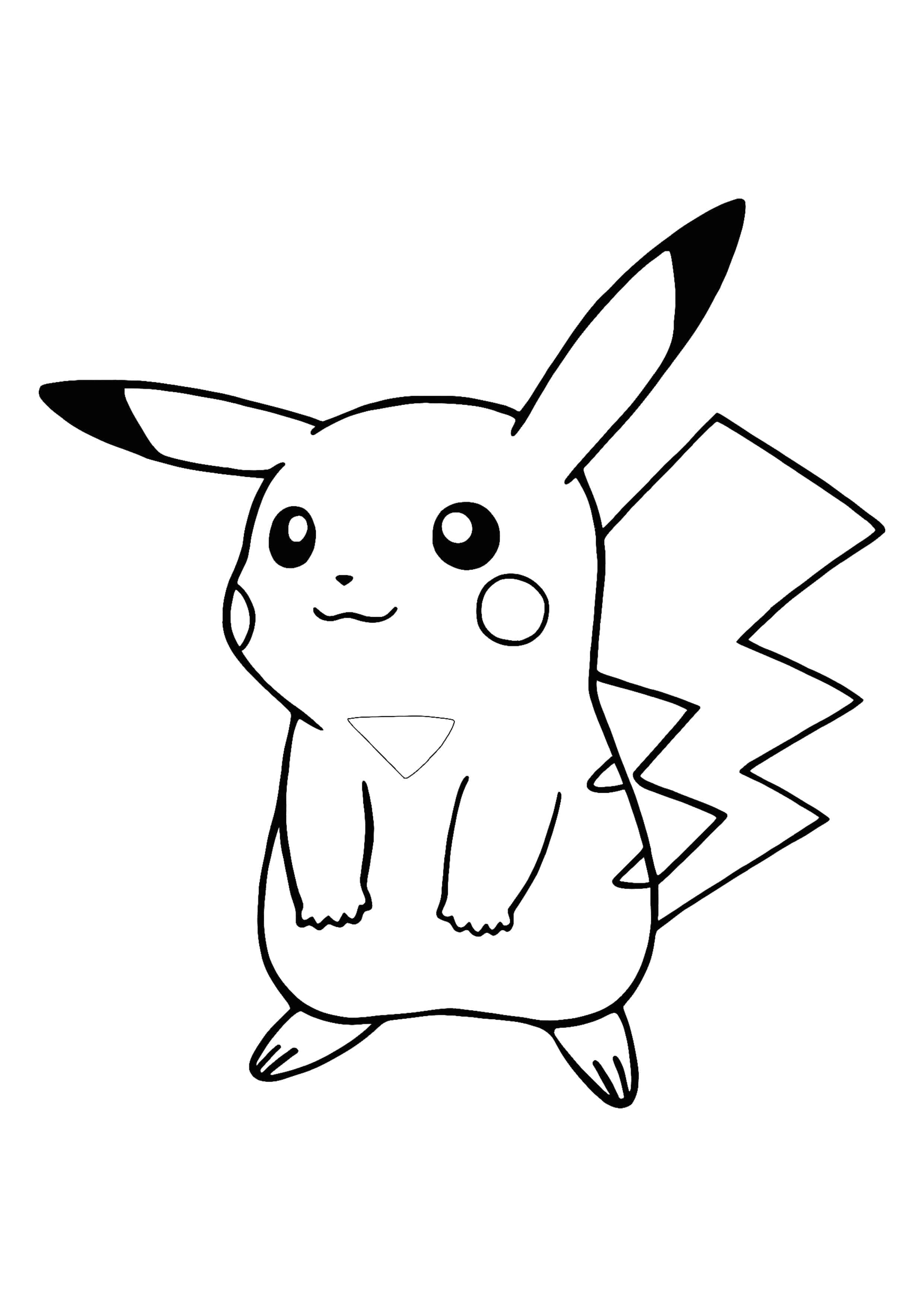 Kawaii pikachu coloring page pikachu coloring page pokemon coloring pokemon coloring pages