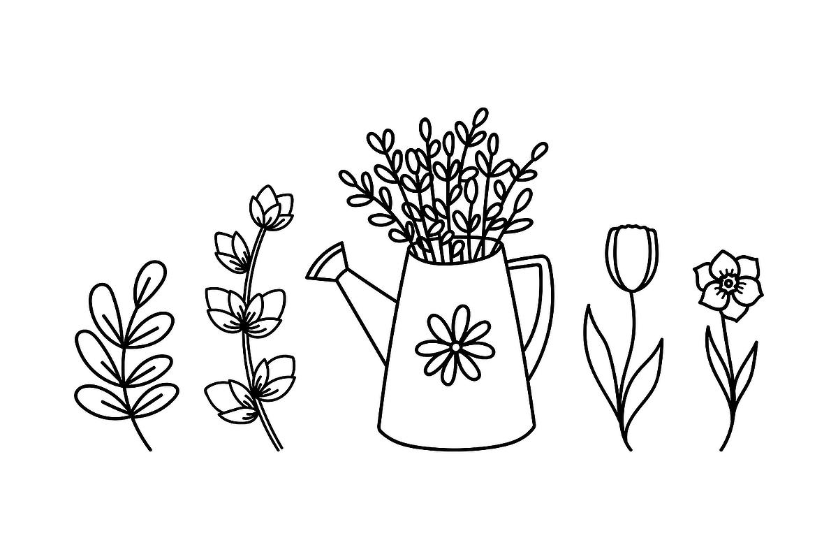 Houseplants coloring pages free printable coloring pages of plants for plant lovers printables mom