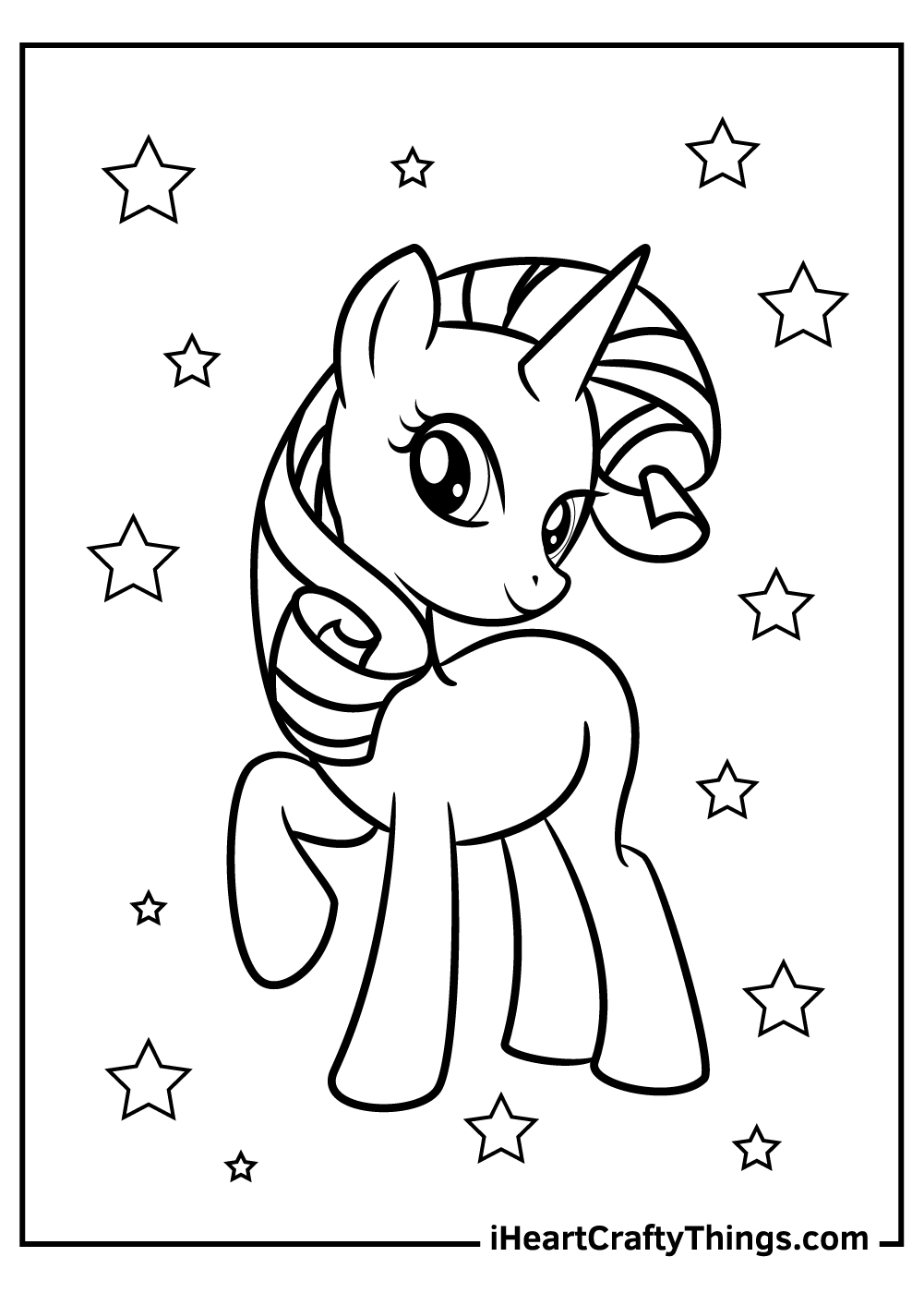 My little pony coloring pages free printables