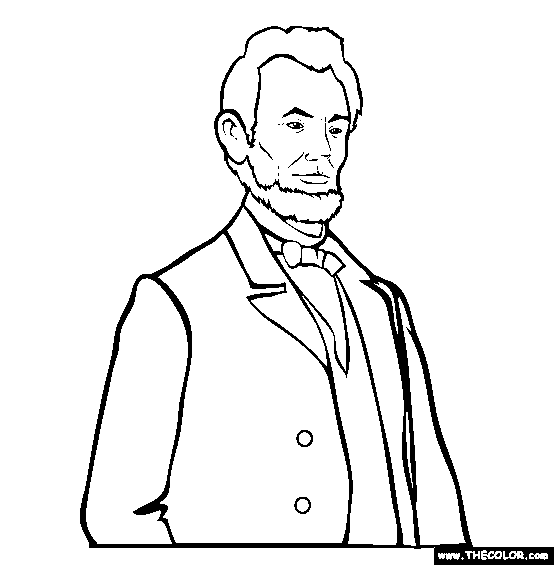 Presidents online coloring pages