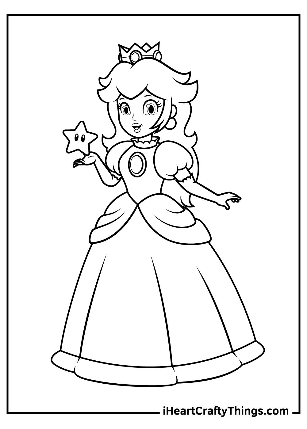 Princess peach coloring pages super mario coloring pages princess coloring pages disney princess coloring pages