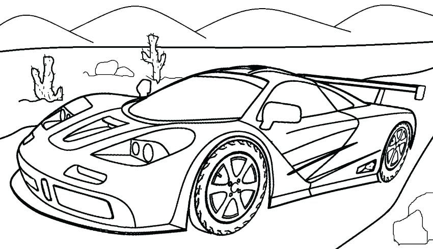 Cool race car coloring pages pdf