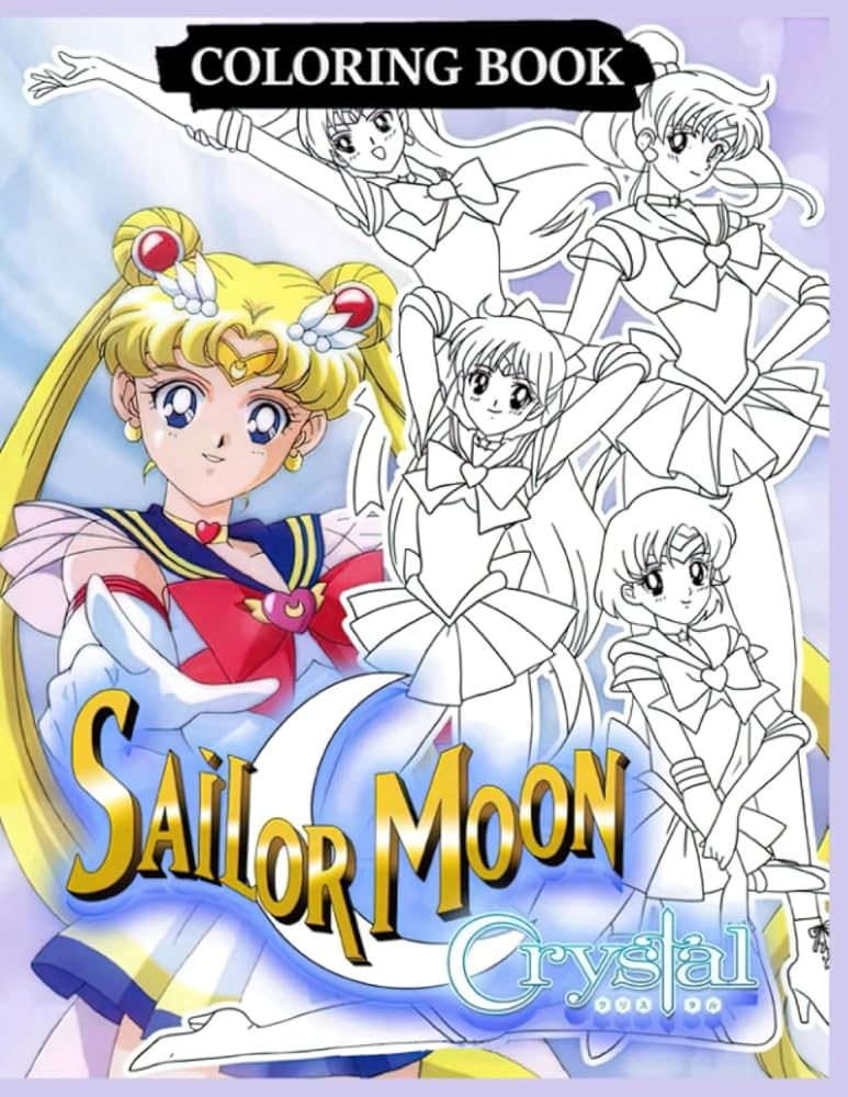 Säilãr moãn coloring book plenty of fascinating pictures for both adults and kids to enjoy and have fun as long as you love sailor moon morais paulo books