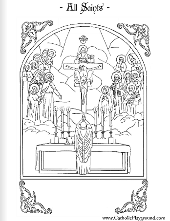 Coloring pages â catholic playground