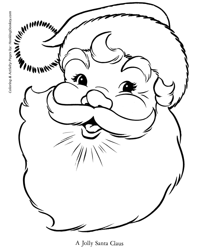 Santa claus coloring pages