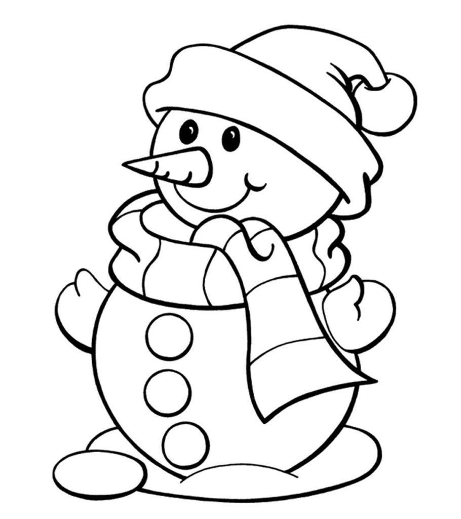 Top free printable snowman coloring pages online