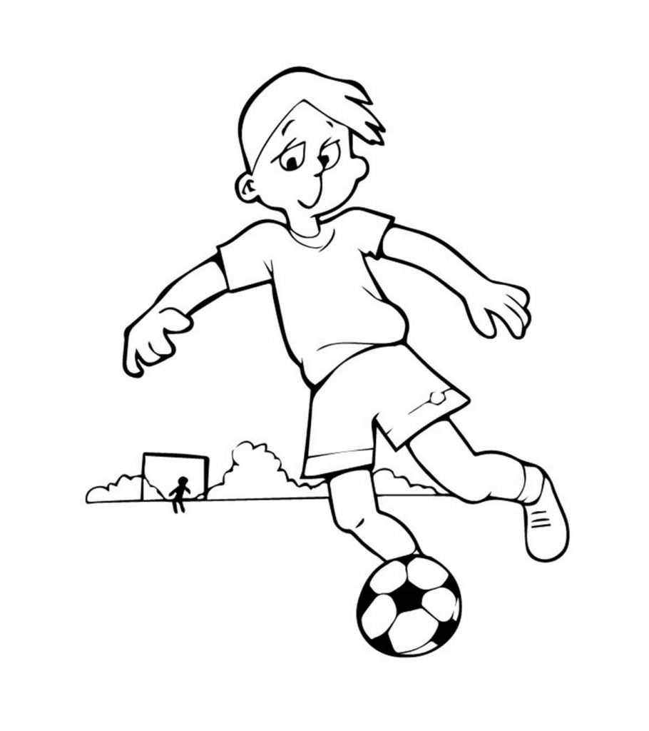 Soccer ball coloring pages