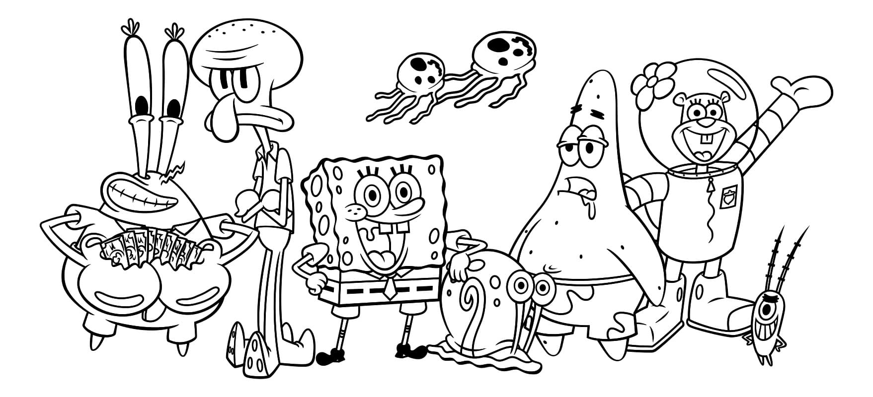 Sandy cheeks coloring pages