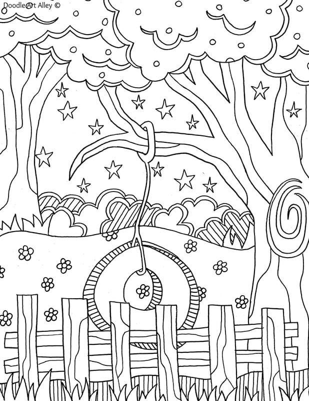 Summer coloring pages