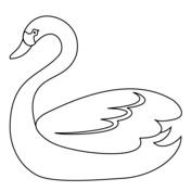 Swans coloring pages free coloring pages