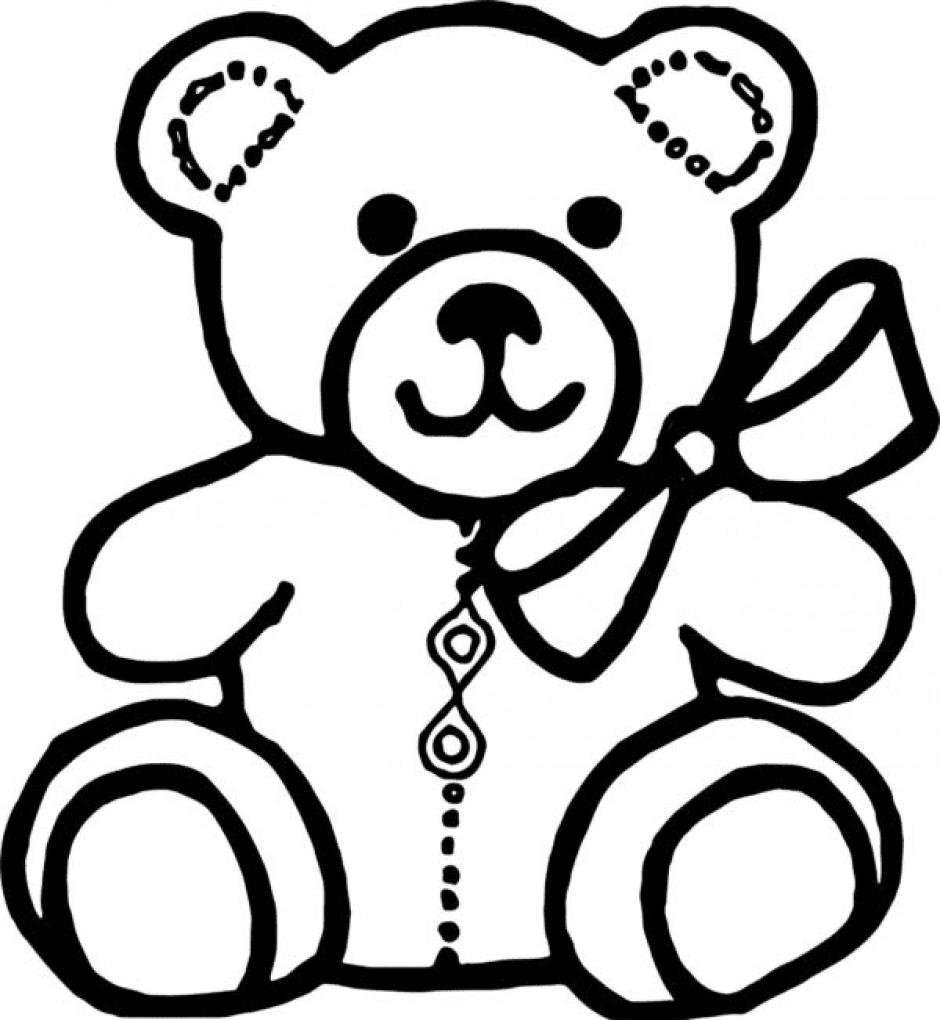 Teddy bear coloring pages