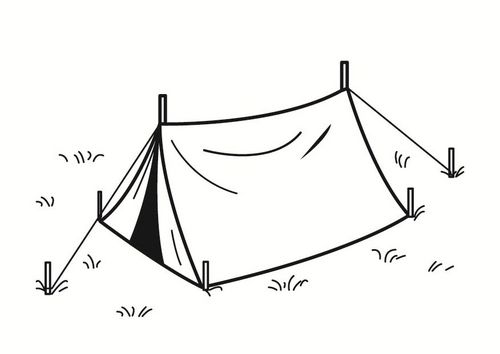 Tent coloring sheet sketch coloring page tent drawing coloring sheets tent