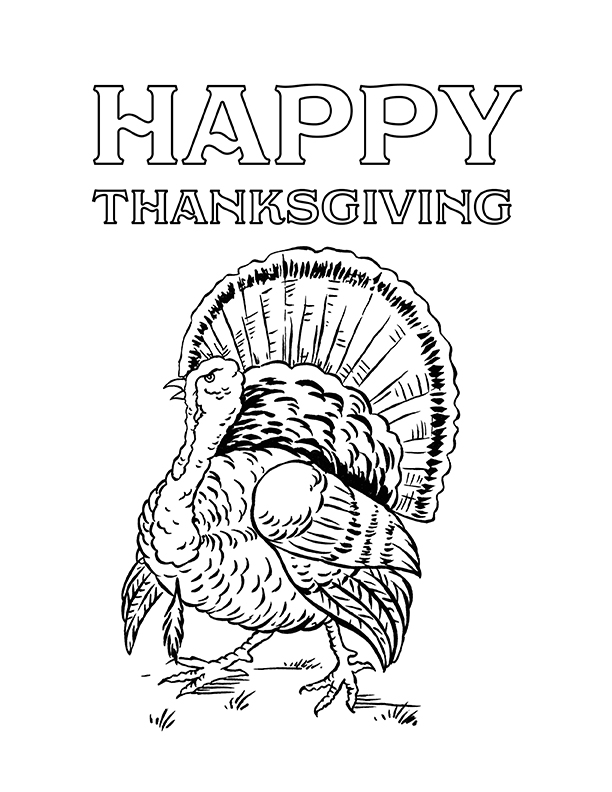 Thanksgiving coloring pages