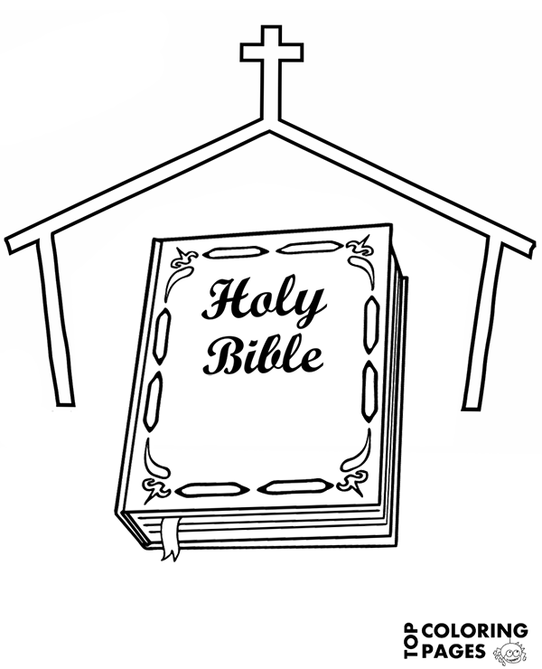 Bible coloring sheet for catholics