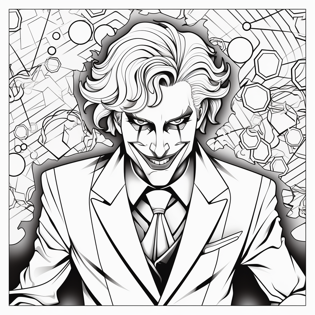 Joker coloring pages