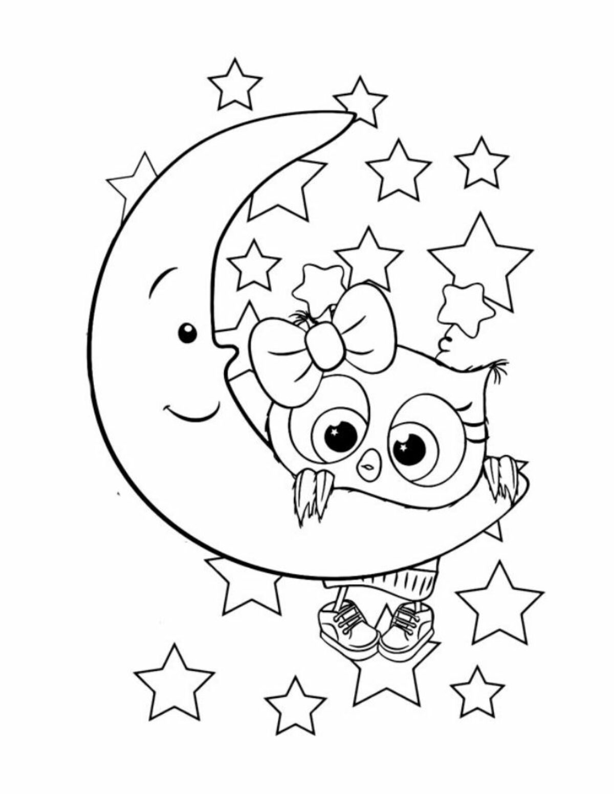 Printable moon coloring pages for kids add some color to that moon