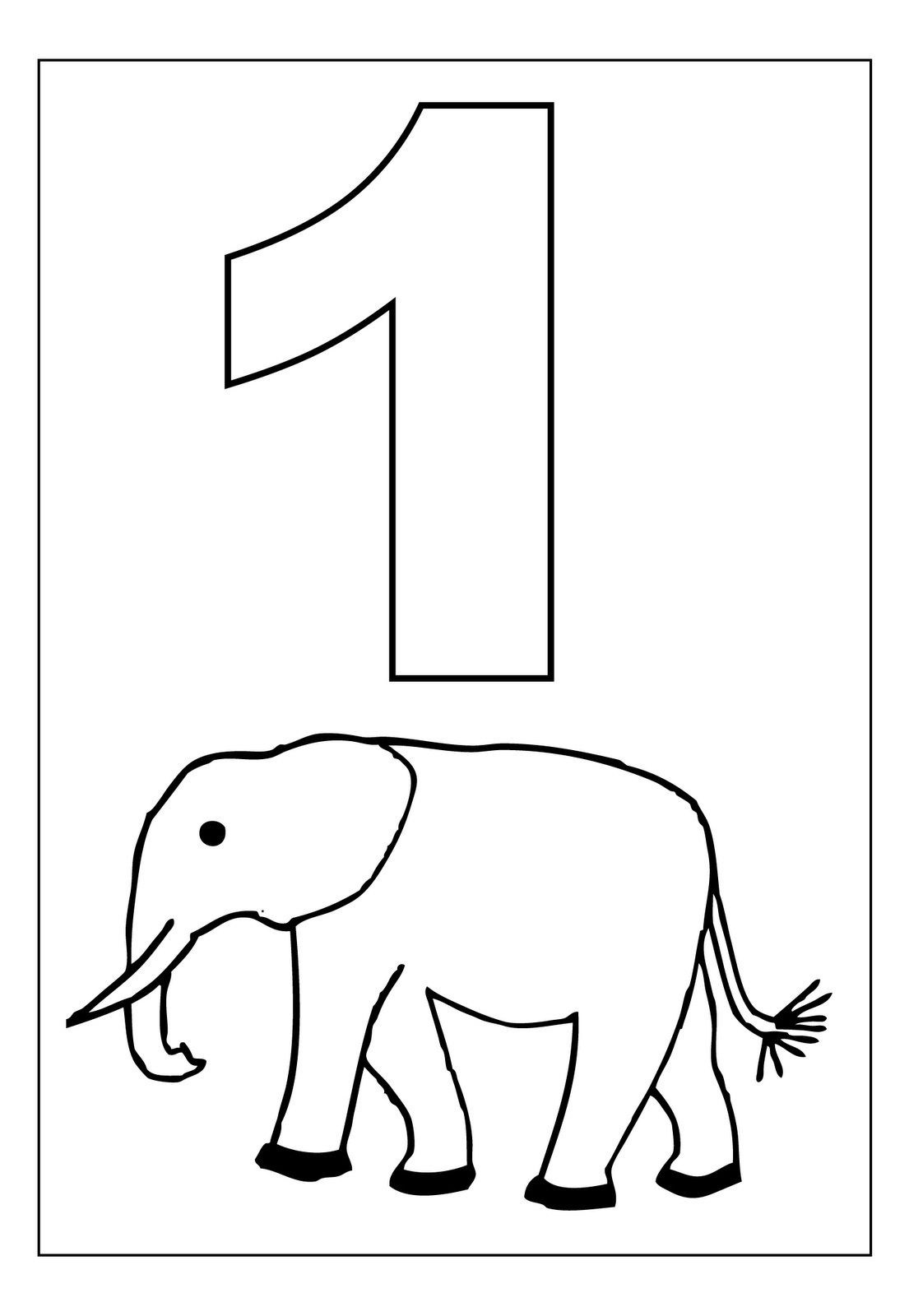 Number coloring page kindergarten coloring pages numbers preschool color worksheets