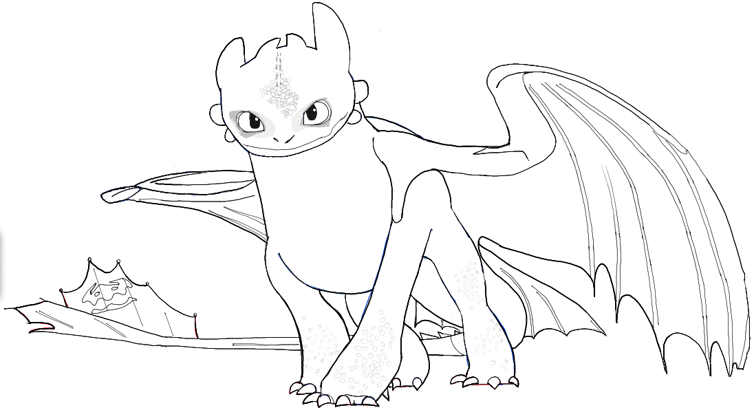 Download or print this amazing coloring page coloring page dragon coloring page how train your dragon toothless drawing