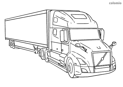 Trucks coloring pages free printable truck coloring sheets