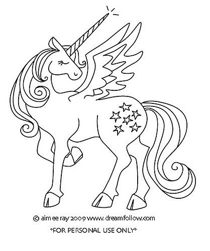 Winged unicorn unicorn coloring pages embroidery patterns coloring pages