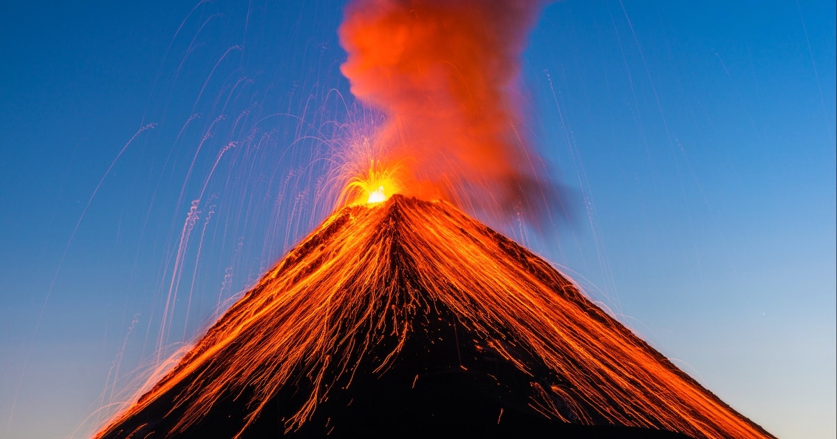 Truly explosive volcano coloring pages