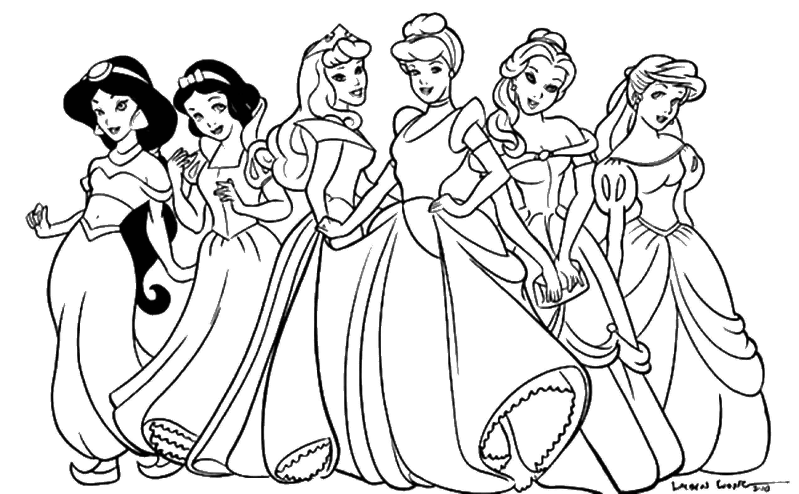 Online coloring pages coloring page disney princess disney coloring pages download print coloring page