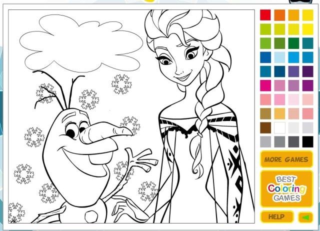 Exclusive picture of online coloring pages for kids