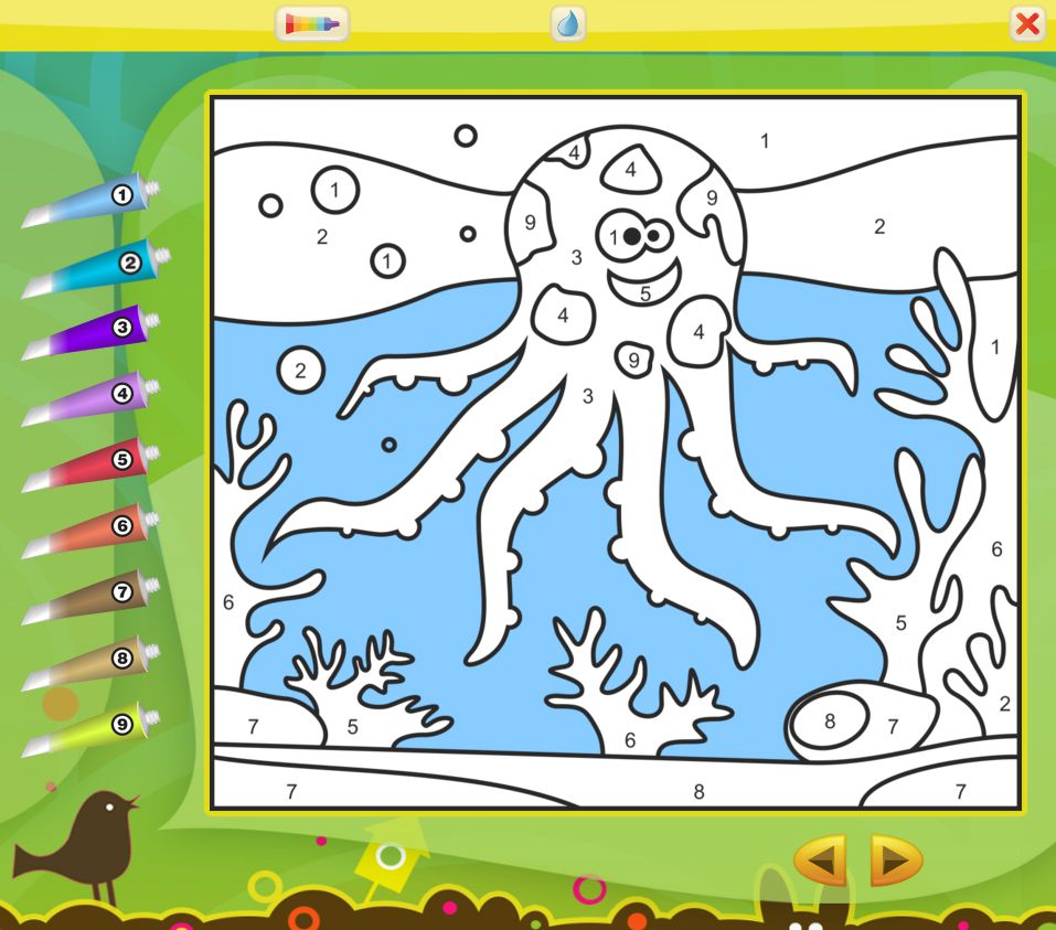 Free color by number online games and apps