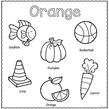 The color orange printable activities color of the week color activities for toddlers color worksheets for preschool preschool color activities