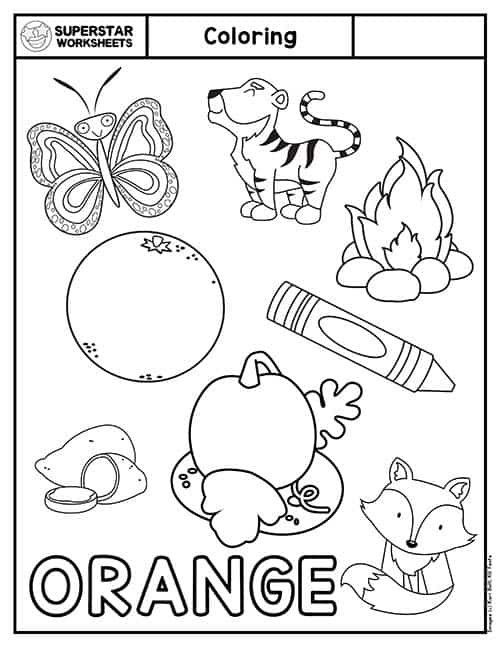 Coloring worksheets for preschool