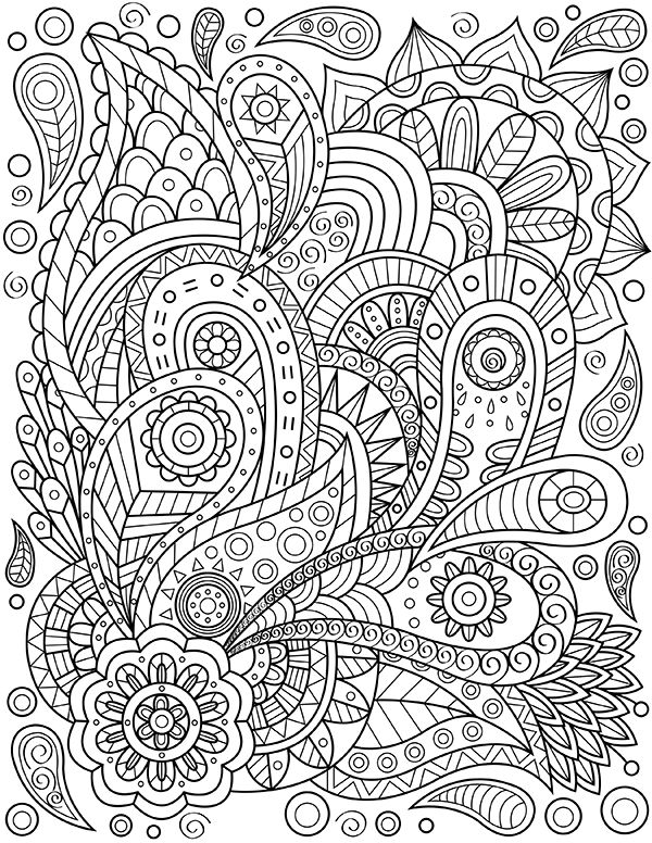 Printable paisley adult coloring page abstract coloring pages paisley coloring pages adult coloring pages