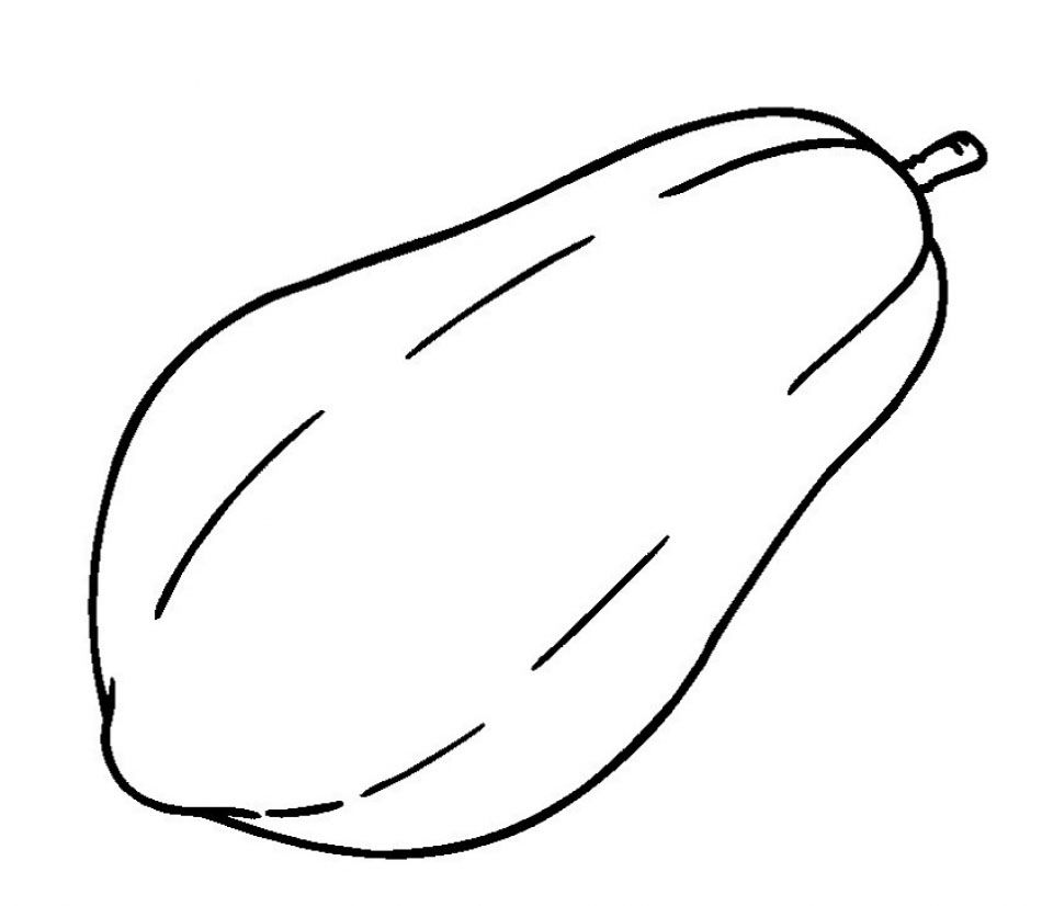 Free papayas coloring pages fruit coloring pages coloring pages papaya