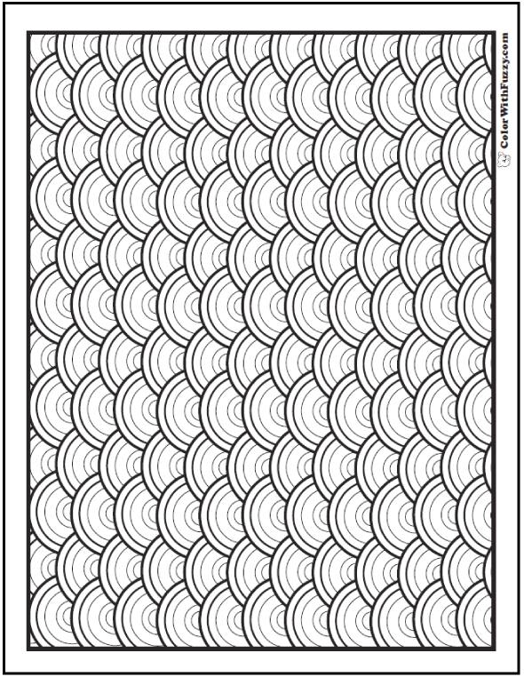 Pattern coloring pages â digital coloring pages for kids and adults