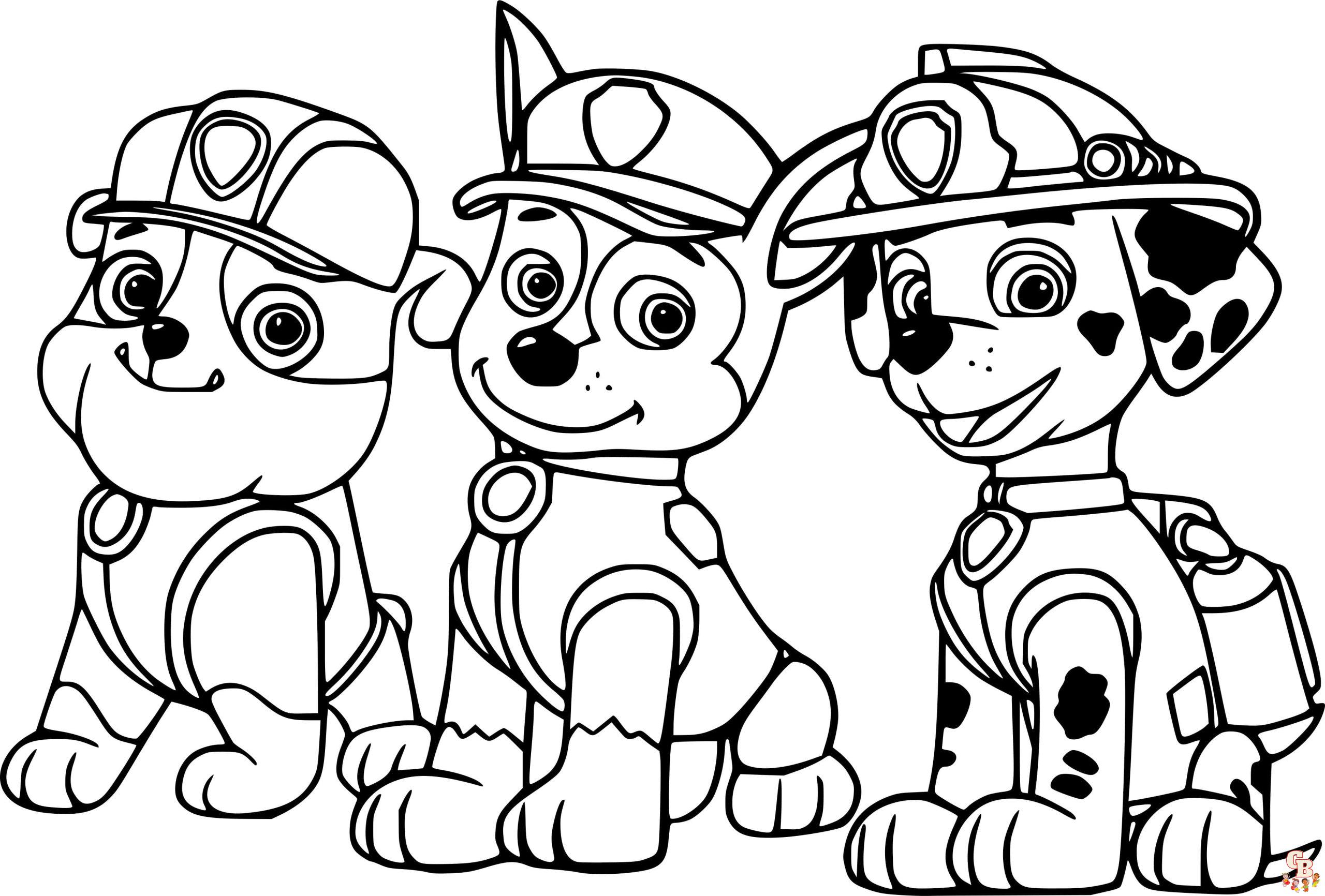 Discover the best free paw patrol coloring pages printable