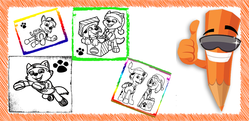Coloring book for paw patrol games for kidsappstore for android