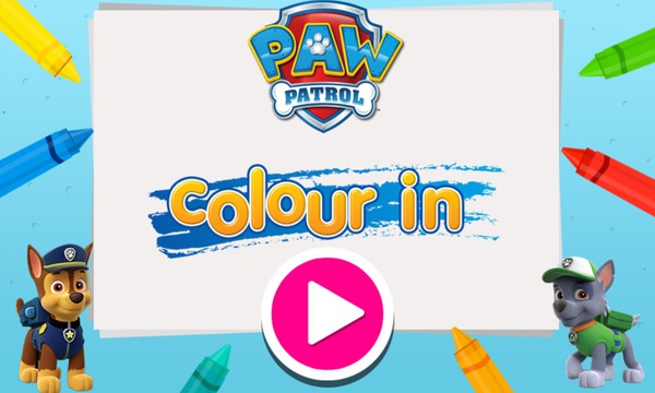 Paw patrol colour in