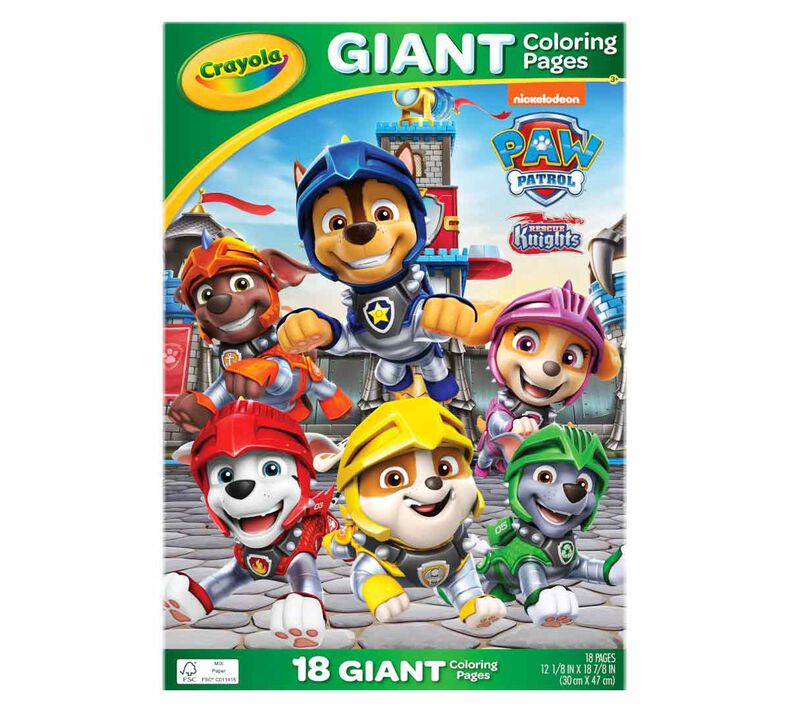 Giant paw patrol coloring pages