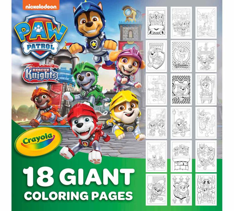 Giant paw patrol coloring pages